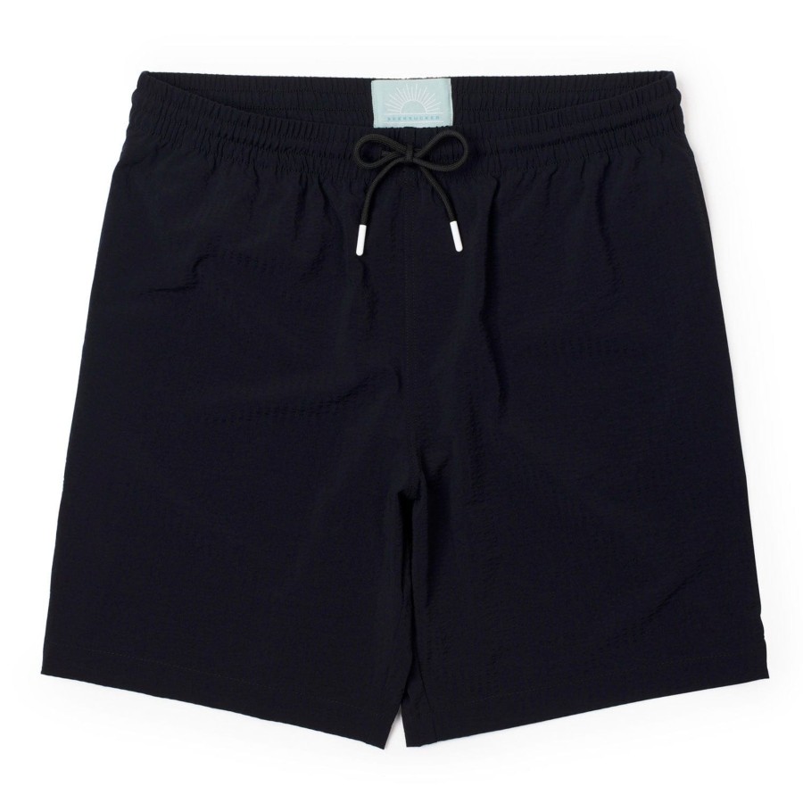 RSVLTS Anthracite Stretch Seersucker Hybrid Shorts Online