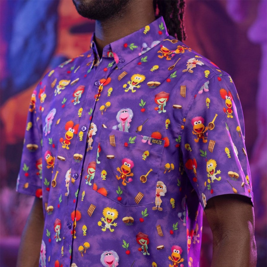 Jim Henson Fraggle Rock "Down At Fraggle Rock!" Kunuflex Short Sleeve Shirt Online