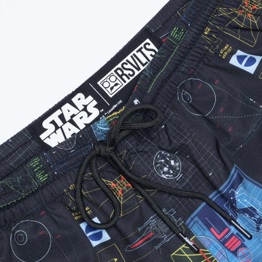 Star Wars Star Wars "Battle Of Yavin " Youth Hybrid Shorts New