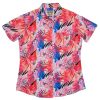 RSVLTS La Croy "Berry Mystique" Women'S Kunuflex Short Sleeve Shirt Hot