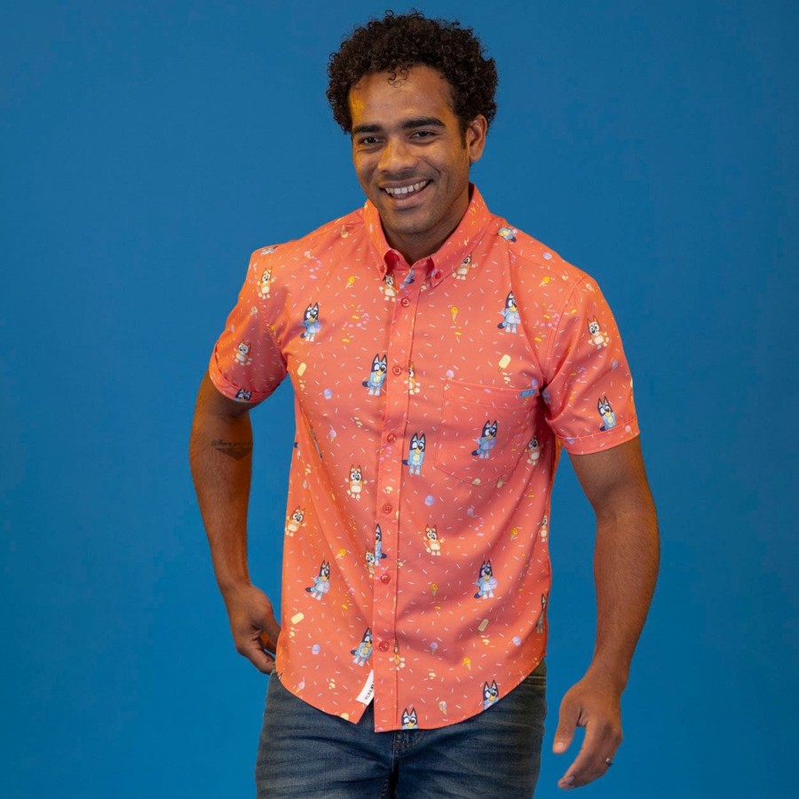 Bluey Bluey "Don'T Let It Melt" Kunuflex Short Sleeve Shirt Clearance