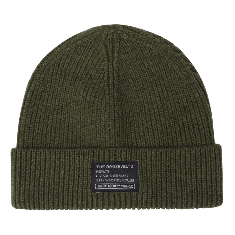 RSVLTS Merino Wool Rsvlts Olive Beanie New