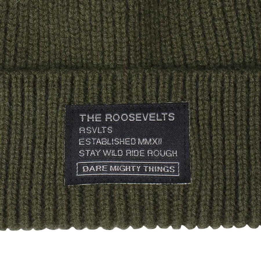 RSVLTS Merino Wool Rsvlts Olive Beanie New