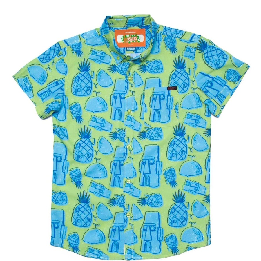 Nickelodeon Spongebob "Neighborhood" Preschool Kunuflex Short Sleeve Shirt Best