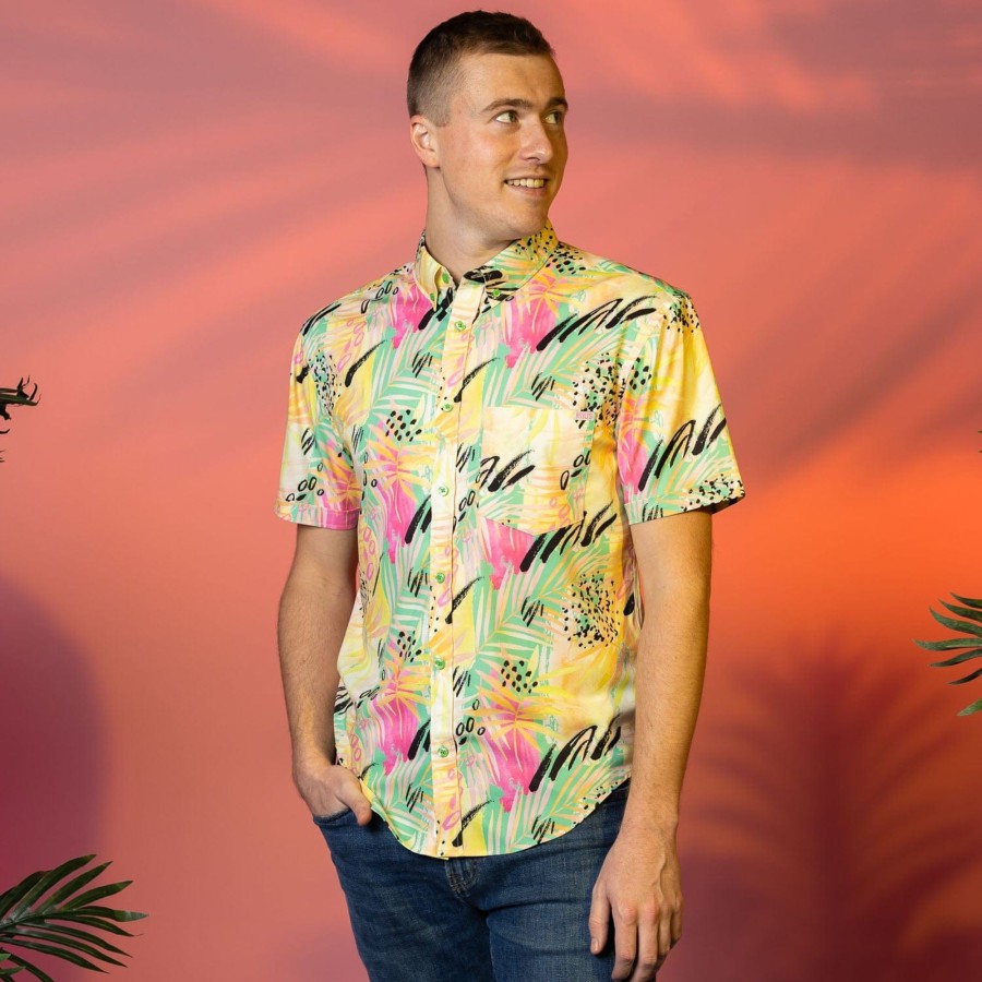 RSVLTS La Croy "Limonsqueezy" Kunuflex Short Sleeve Shirt Online