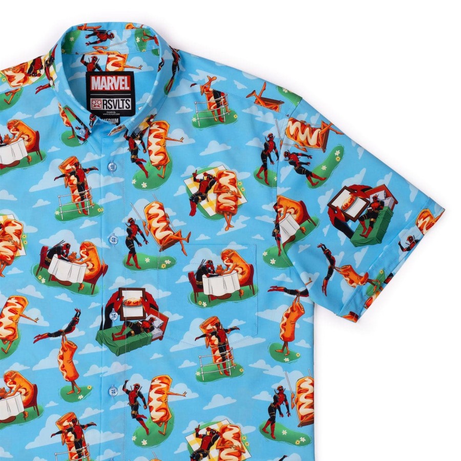 Marvel Deadpool "Chimichanga Dreams" Kunuflex Short Sleeve Shirt Wholesale