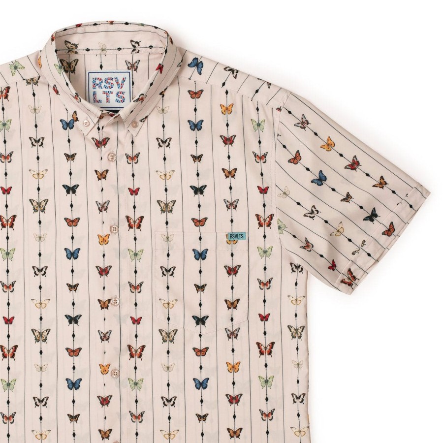 RSVLTS The Butterfly Effect Kunuflex Short Sleeve Shirt Hot