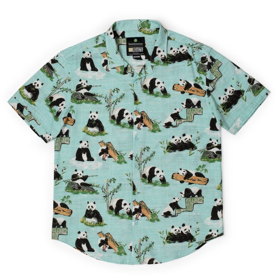 Smithsonian Panda Watch From Smithsonian'S National Zoo And Conservation Biology Institute Bamboo Short Sleeve Shirt Clearance