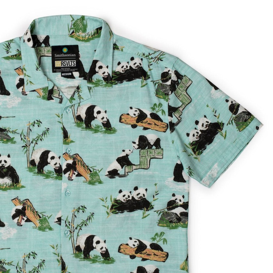 Smithsonian Panda Watch From Smithsonian'S National Zoo And Conservation Biology Institute Bamboo Short Sleeve Shirt Clearance