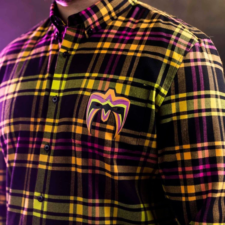 WWE Ultimate Warrior "Run Forever" Borlandflex Long Sleeve Flannel Online