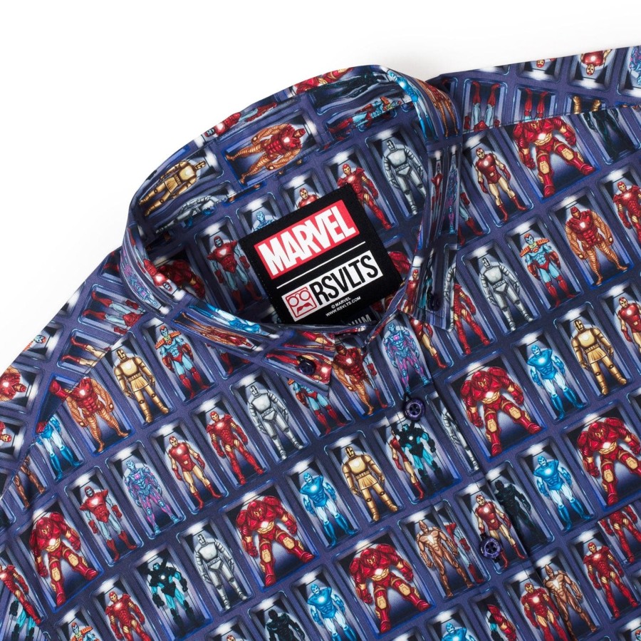 Marvel Iron Man "Hall Of Armor" Kunuflex Short Sleeve Shirt Best