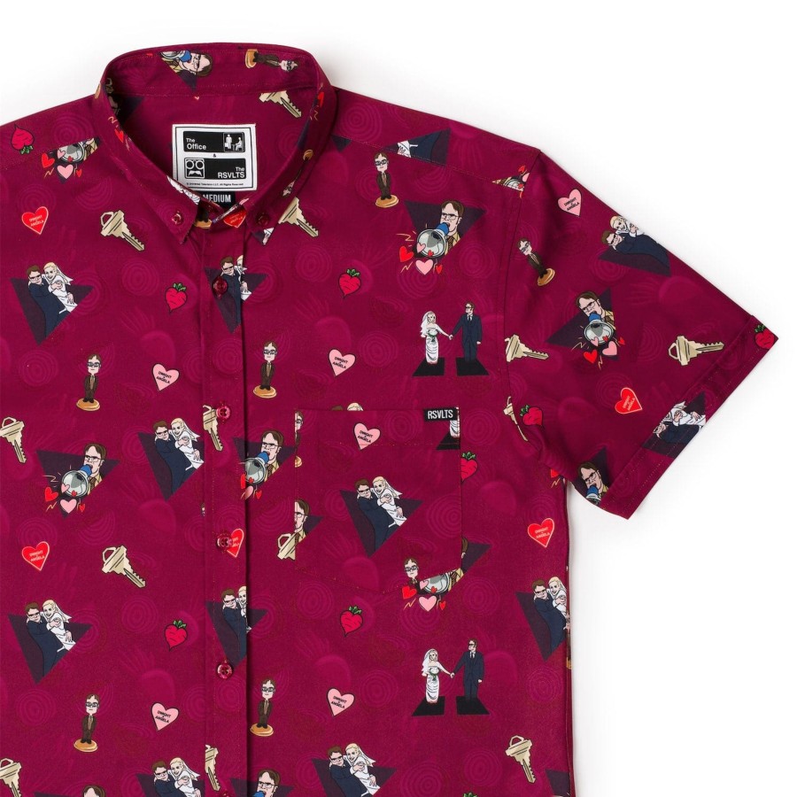 The Office The Office "Heartbeets" Kunuflex Short Sleeve Shirt Online