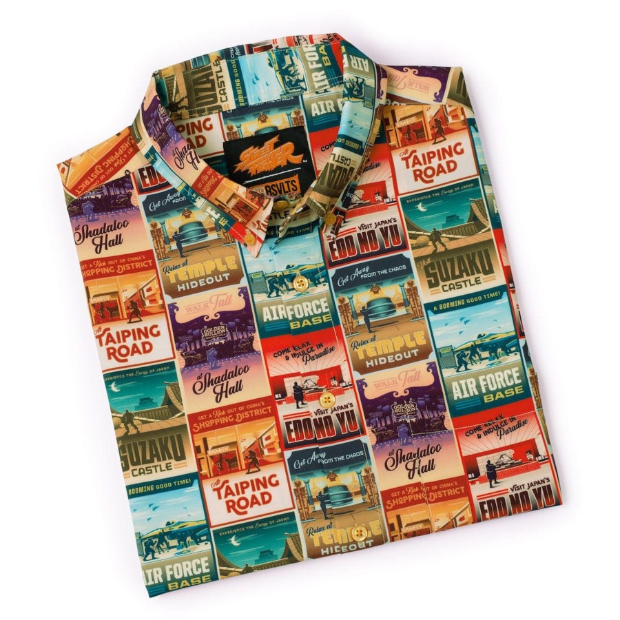 Street Fighter Street Fighter "Frequent Fighter Miles" Kunuflex Short Sleeve Shirt Clearance