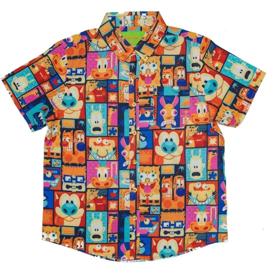 Nickelodeon Nickelodeon "Tiki Toons" Youth Kunuflex Short Sleeve Shirt Best