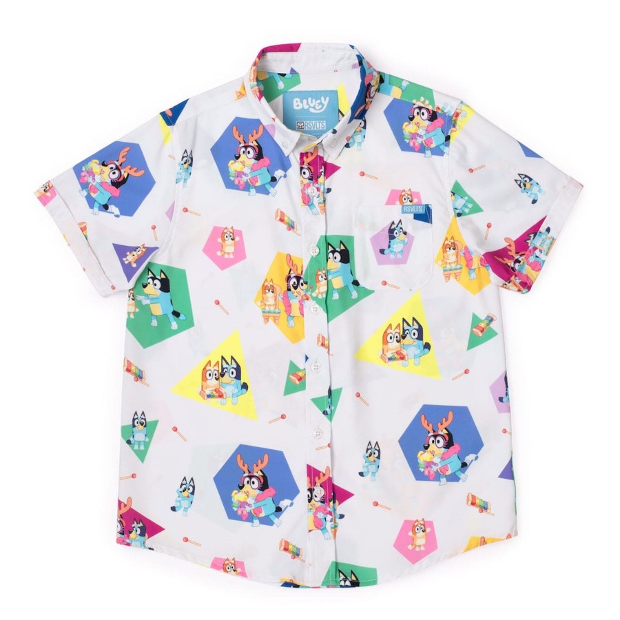 Bluey Bluey "Magic Xylophone" Youth Kunuflex Short Sleeve Shirt Wholesale