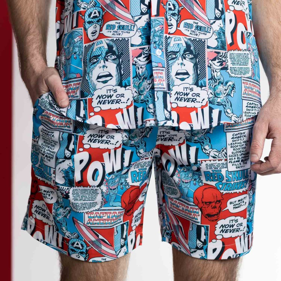 Marvel Captain America "The First Avenger" Hybrid Shorts Online