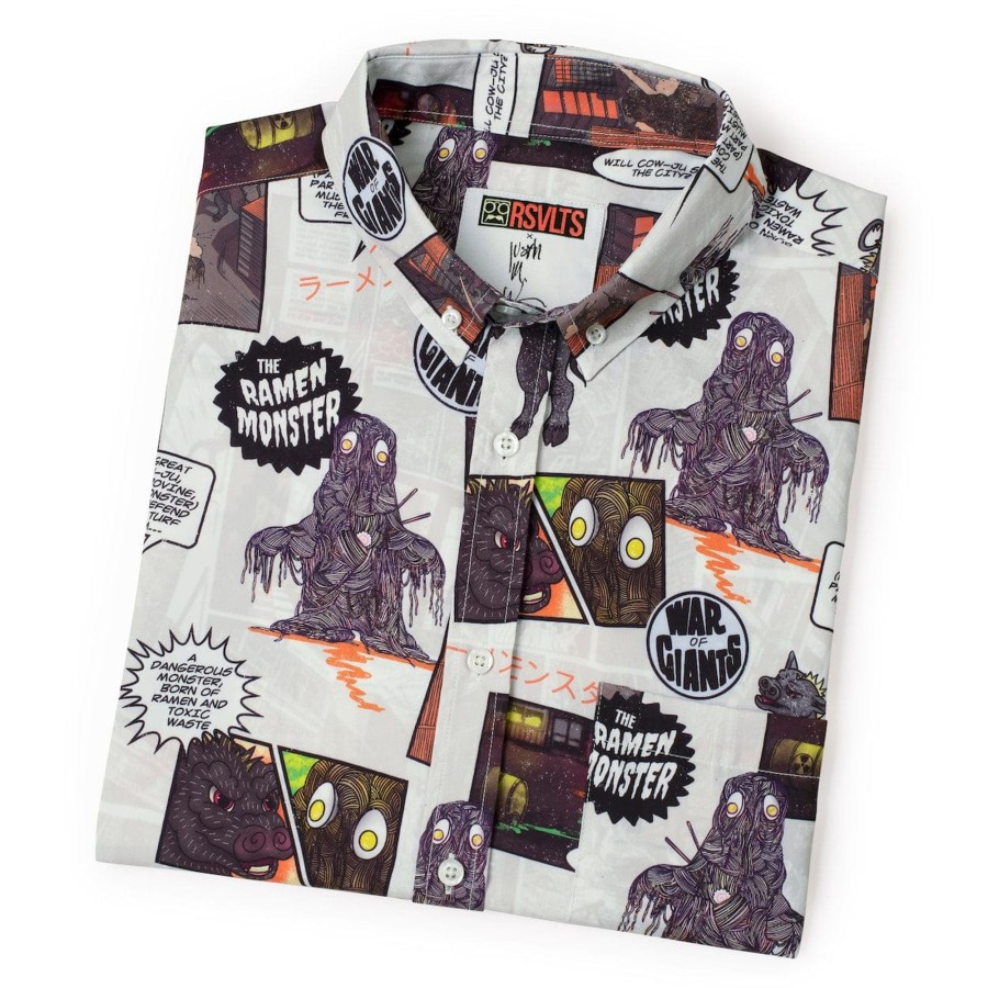 Justin Warner Justin Warner "Atomic Ramen" Kunuflex Short Sleeve Shirt Wholesale