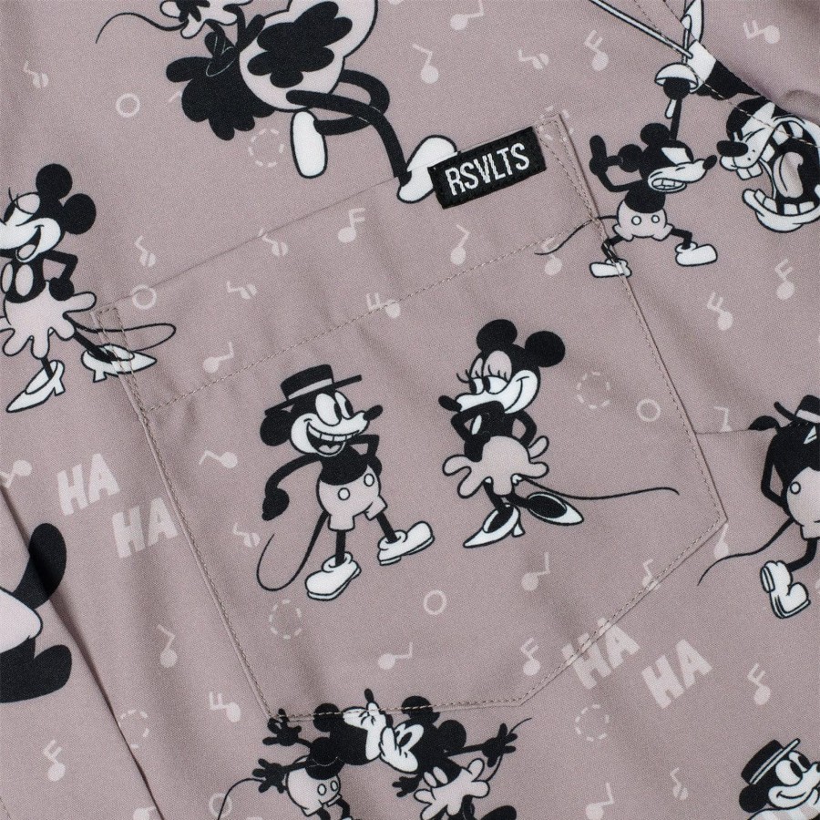 Disney Disney100 "Mickey Mouse Saves The Day" Women'S Kunuflex Short Sleeve Shirt Wholesale