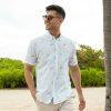 RSVLTS Mingos Stretch Seersucker Short Sleeve Shirt Clearance