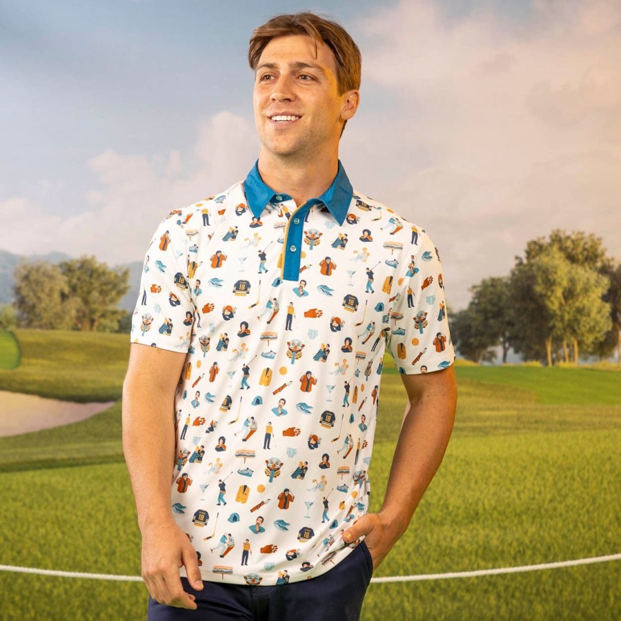 Happy Gilmore Happy Gilmore "Happy Things" All-Day Polo Online