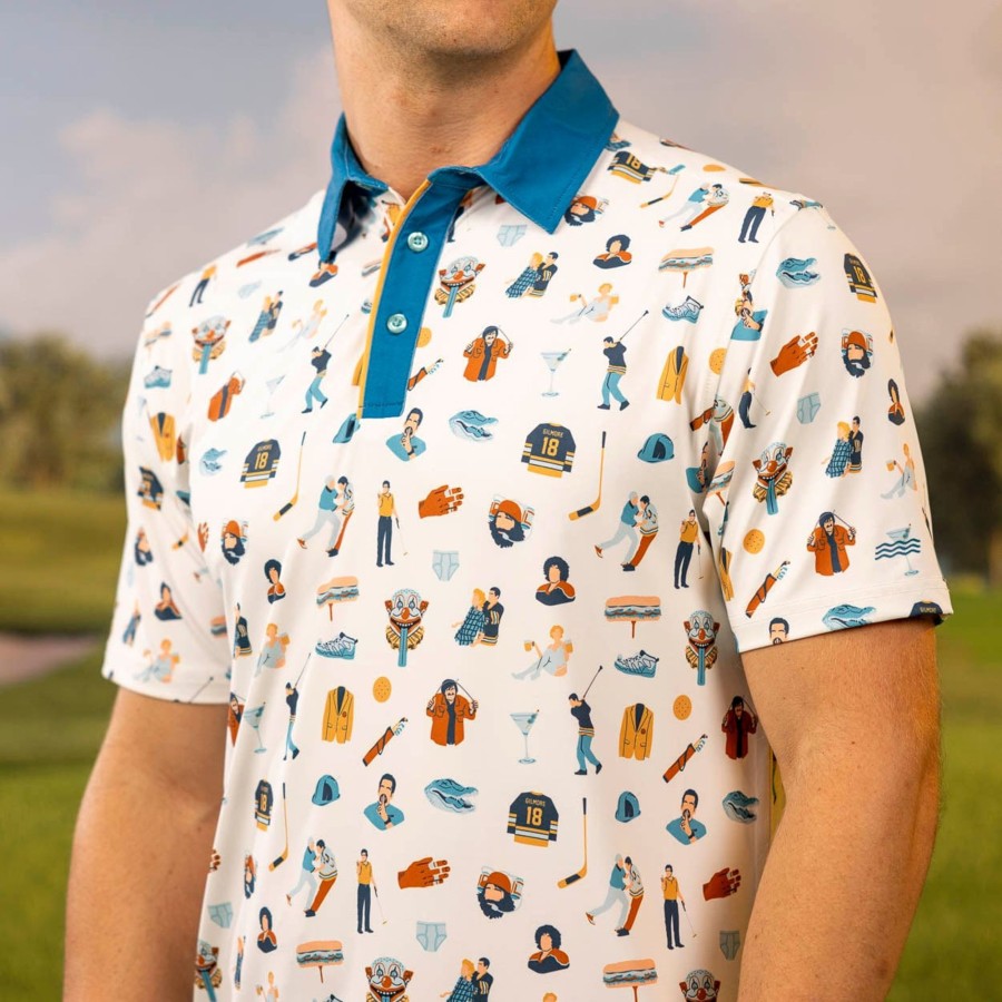 Happy Gilmore Happy Gilmore "Happy Things" All-Day Polo Online