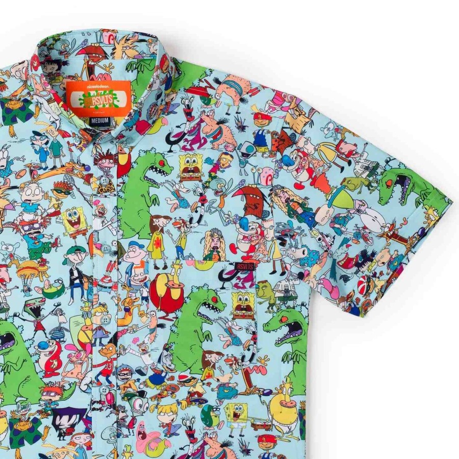 Nickelodeon Nickelodeon "90S Mashup" Kunuflex Short Sleeve Shirt Wholesale