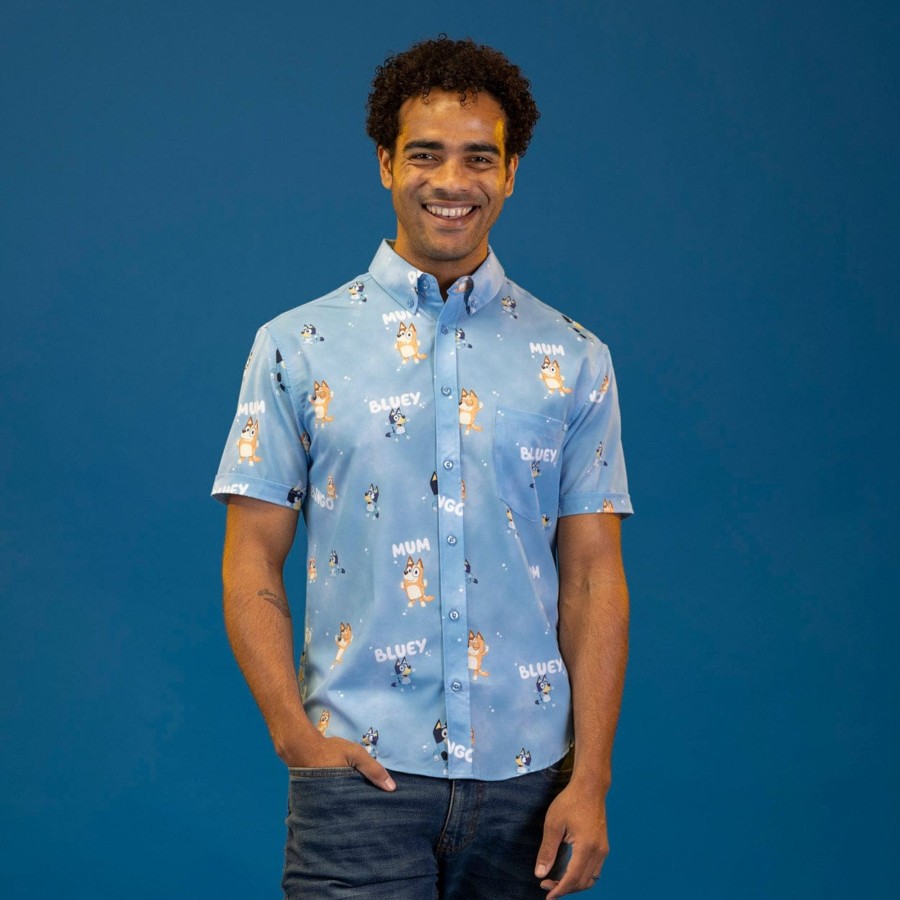 Bluey Bluey "Meet The Heelers" Kunuflex Short Sleeve Shirt Online