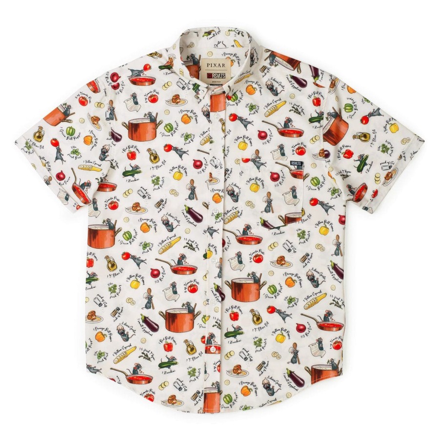 Disney and Pixar Disney And Pixar Ratatouille "Bon Rat-Petit" Kunuflex Short Sleeve Shirt New