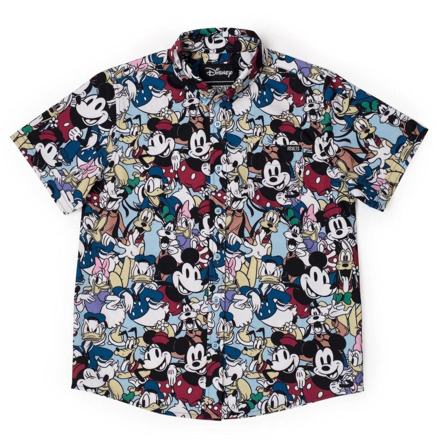 Disney Disney100 "The Gang'S All Here" Youth Kunuflex Short Sleeve Shirt Clearance