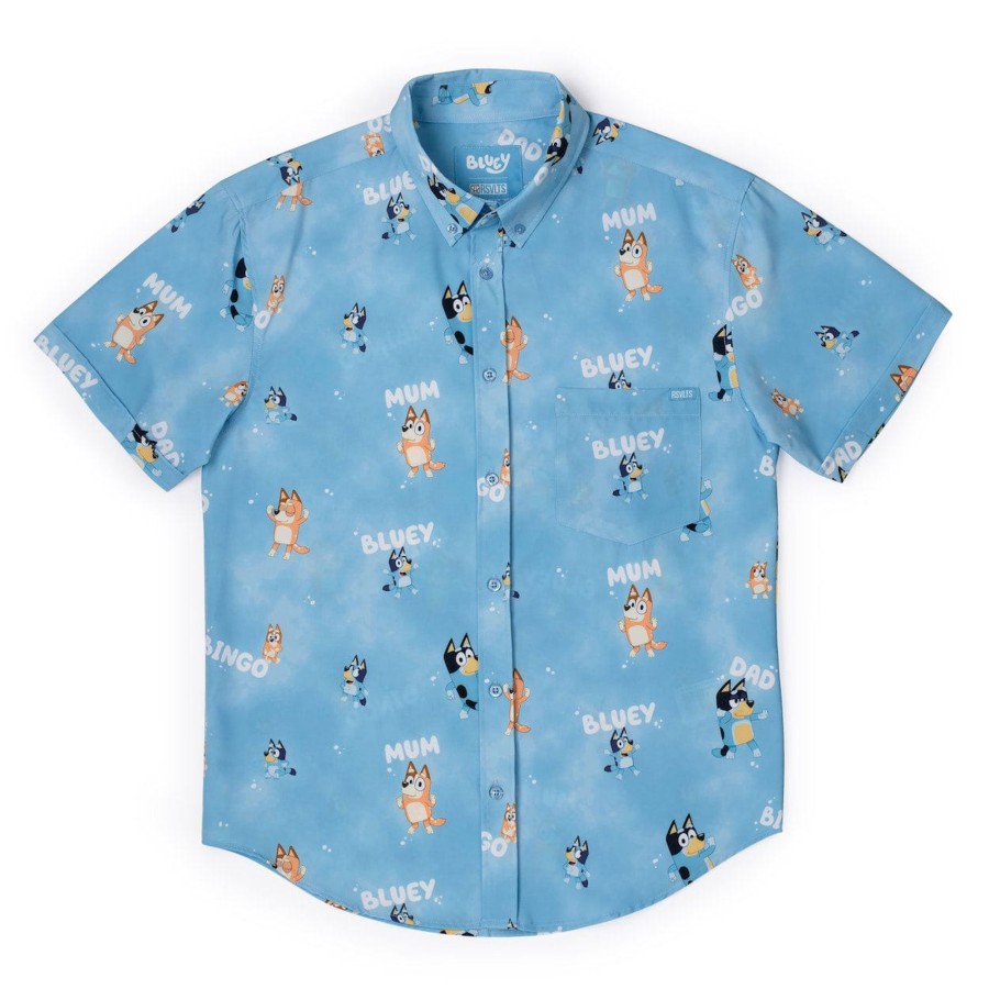 Bluey Bluey "Meet The Heeler" Youth Kunuflex Short Sleeve Shirt Wholesale