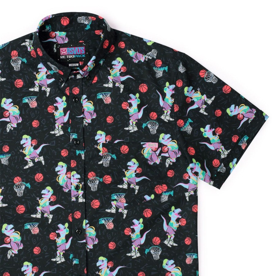 RSVLTS 90S Retro Pack "Dino Dunks" Kunuflex Short Sleeve Shirt Hot