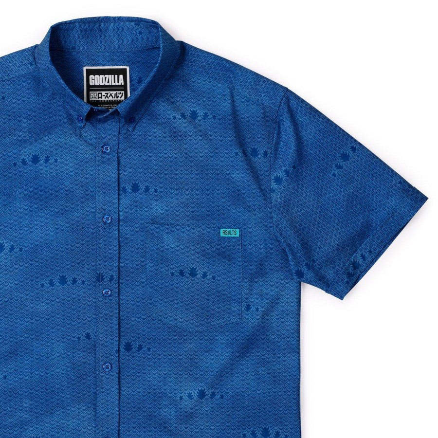 Godzilla Godzilla "Pacific Coast Kaiju" Kunuflex Short Sleeve Shirt Online