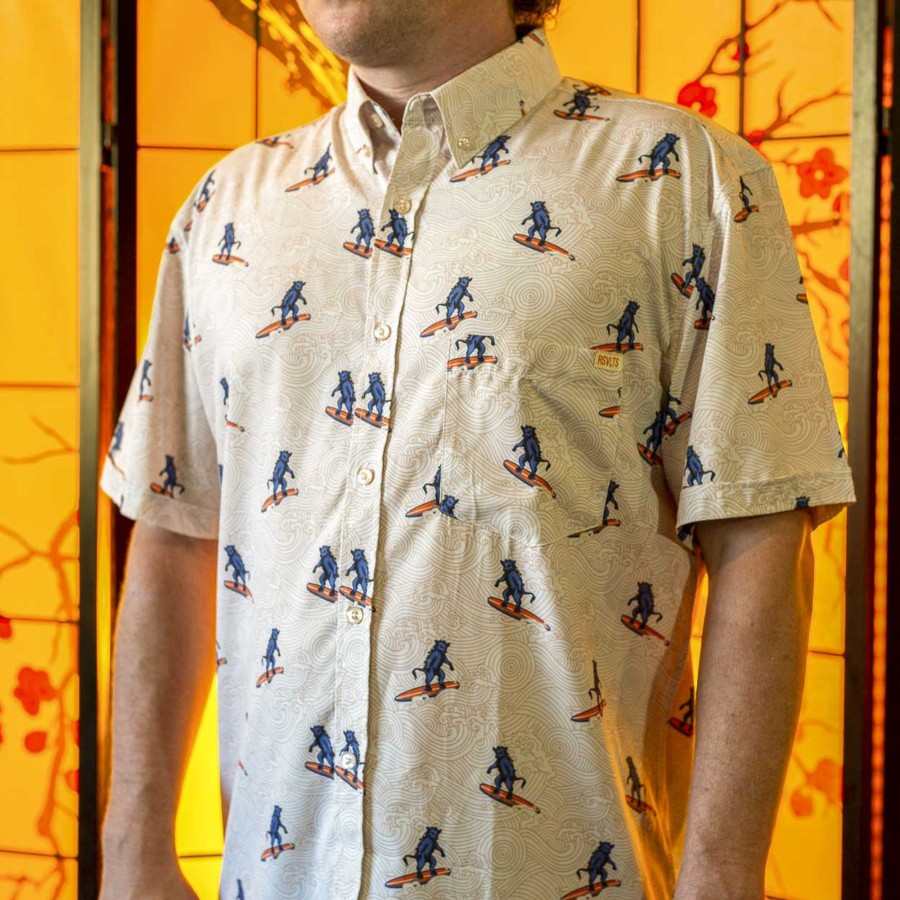 Justin Warner Justin Warner "Surf 'N' Turf" Kunuflex Short Sleeve Shirt Online