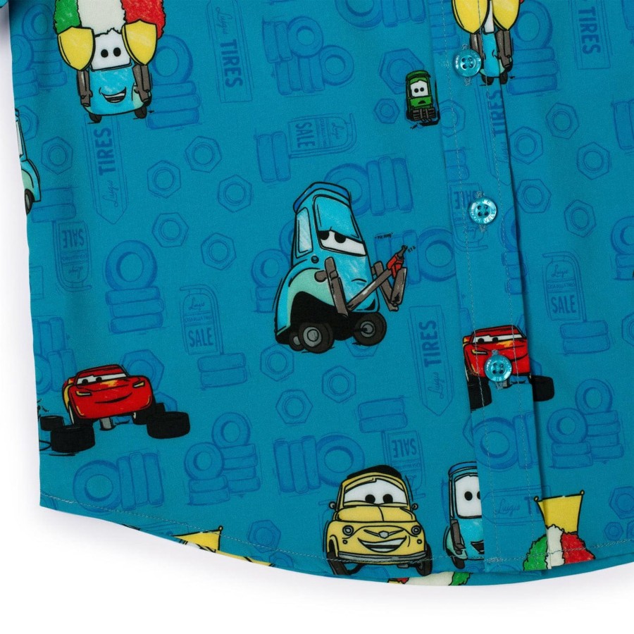 Disney and Pixar Disney And Pixar Cars "Pit Stop" Preschooler Kunuflex Short Sleeve Shirt New