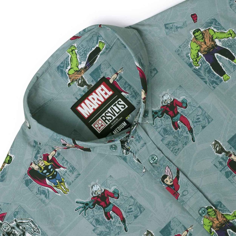 Marvel Marvel'S Avengers "Origin Stories" Kunuflex Short Sleeve Shirt Hot