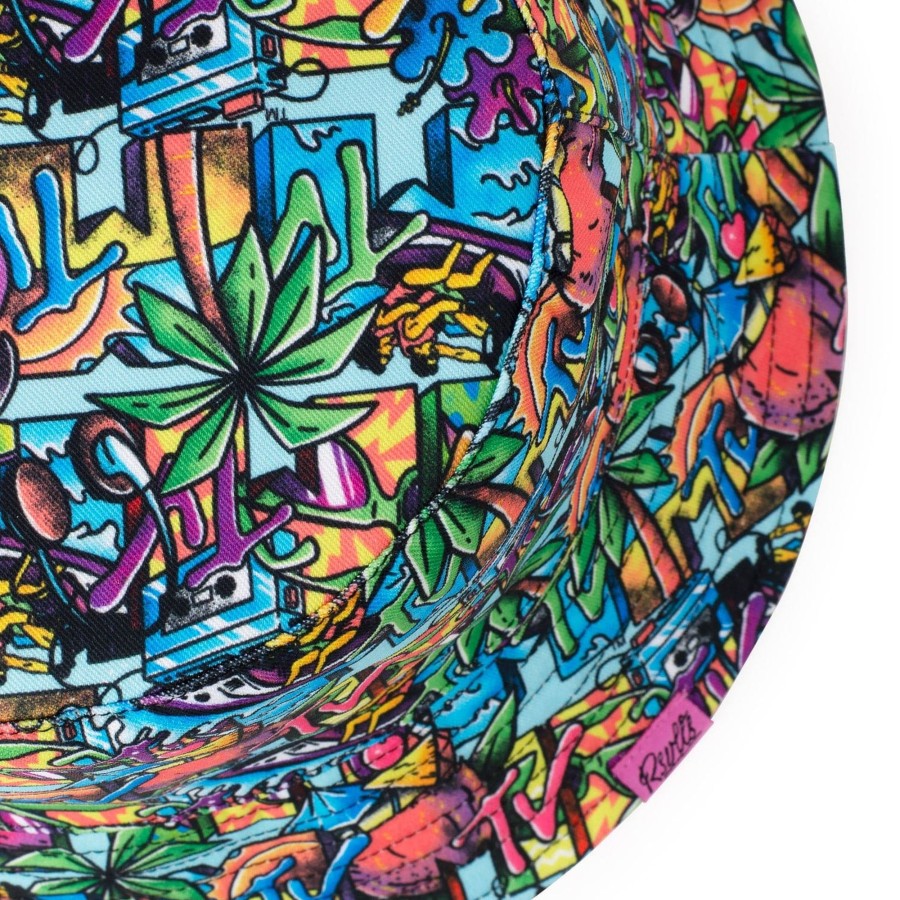 MTV Mtv "Cancun" Reversible Bucket Hat Online