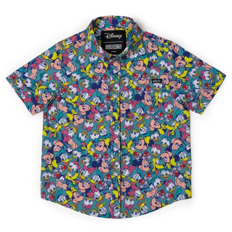 Disney Disney100 "Disney Afternoon" Preschooler Kunuflex Short Sleeve Shirt Hot