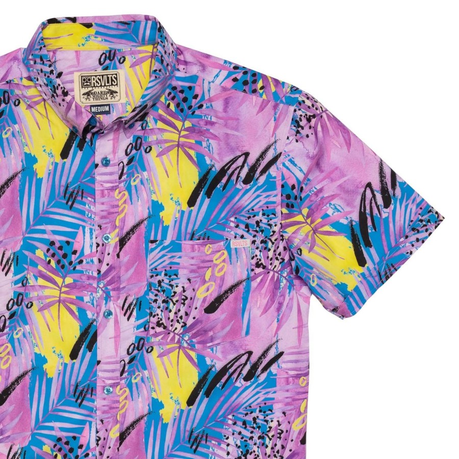 RSVLTS La Croy "Plum Lake" Kunuflex Short Sleeve Shirt Clearance