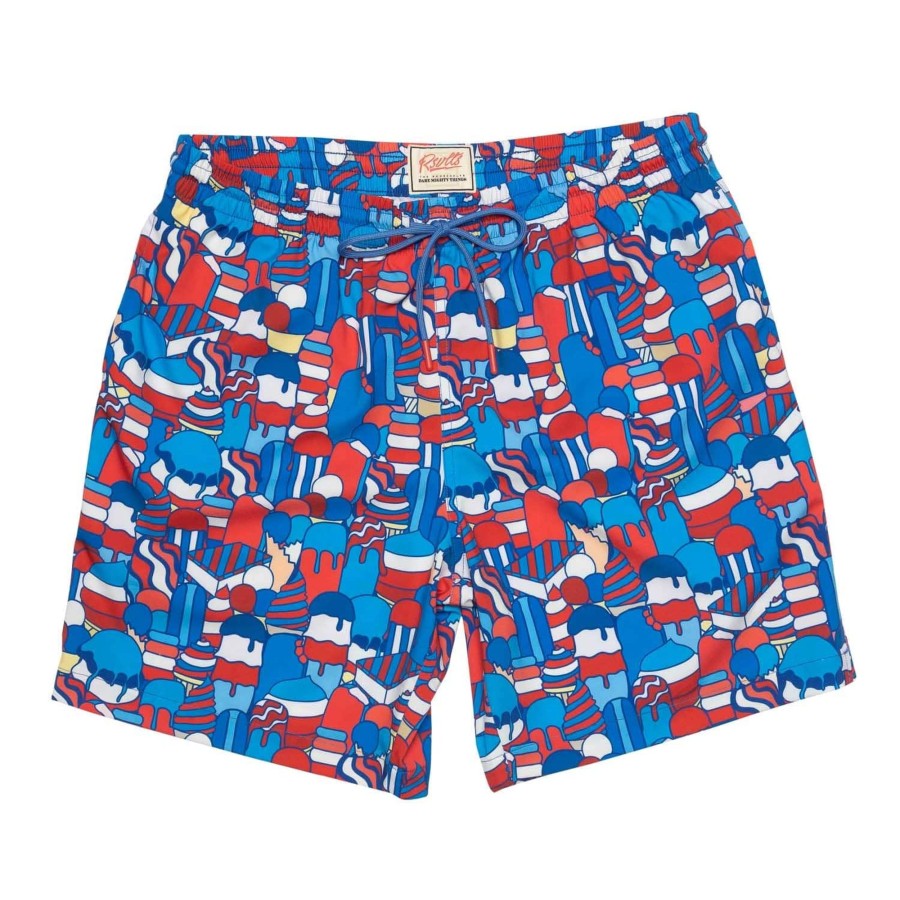 RSVLTS American Swirl Hybrid Shorts New