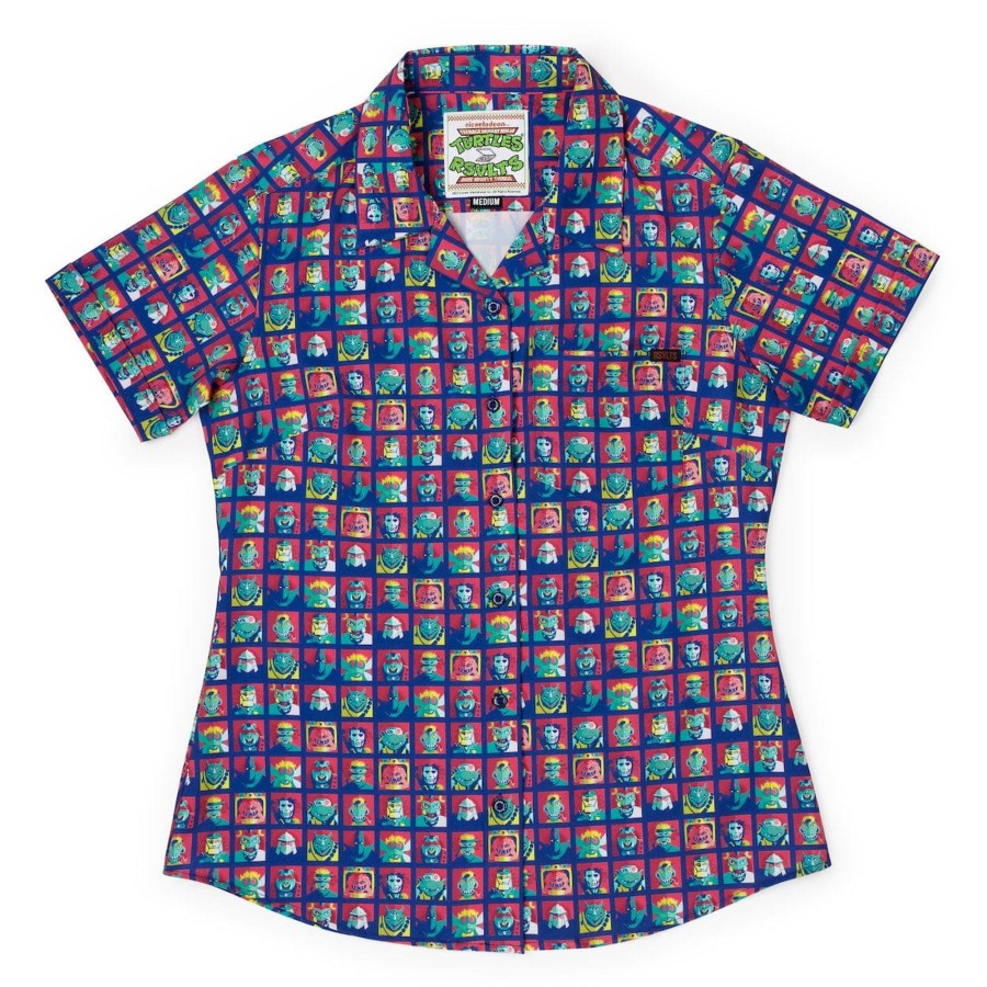 Nickelodeon Teenage Mutant Ninja Turtles "Dimension X-Cellent" Women'S Kunuflex Short Sleeve Shirt Best