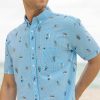 RSVLTS Sea Dogs Stretch Seersucker Short Sleeve Shirt Online