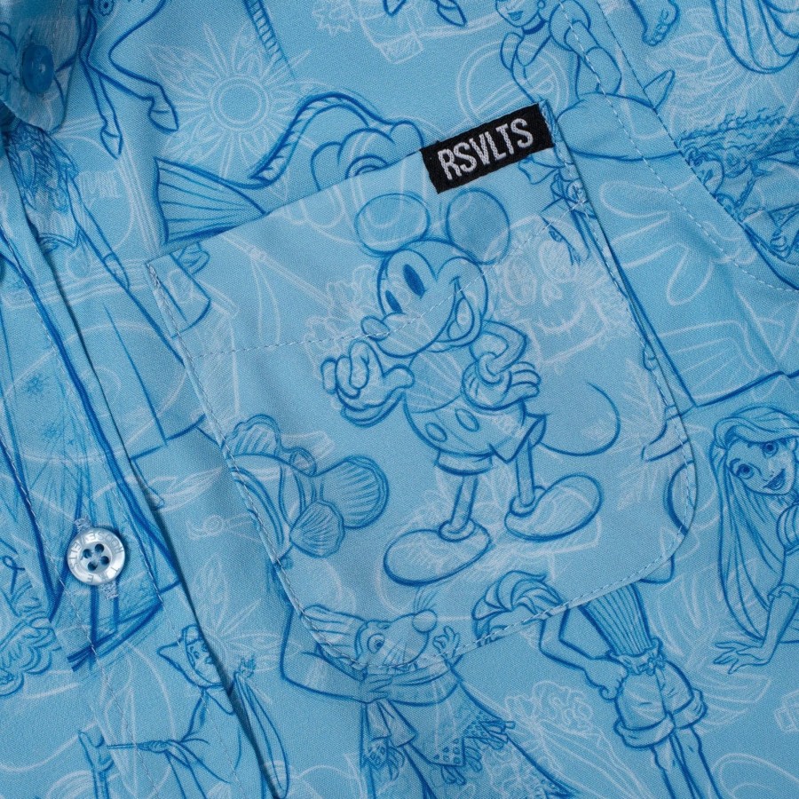 Disney Disney100 "Sketches To Screen" Preschooler Kunuflex Short Sleeve Shirt Wholesale