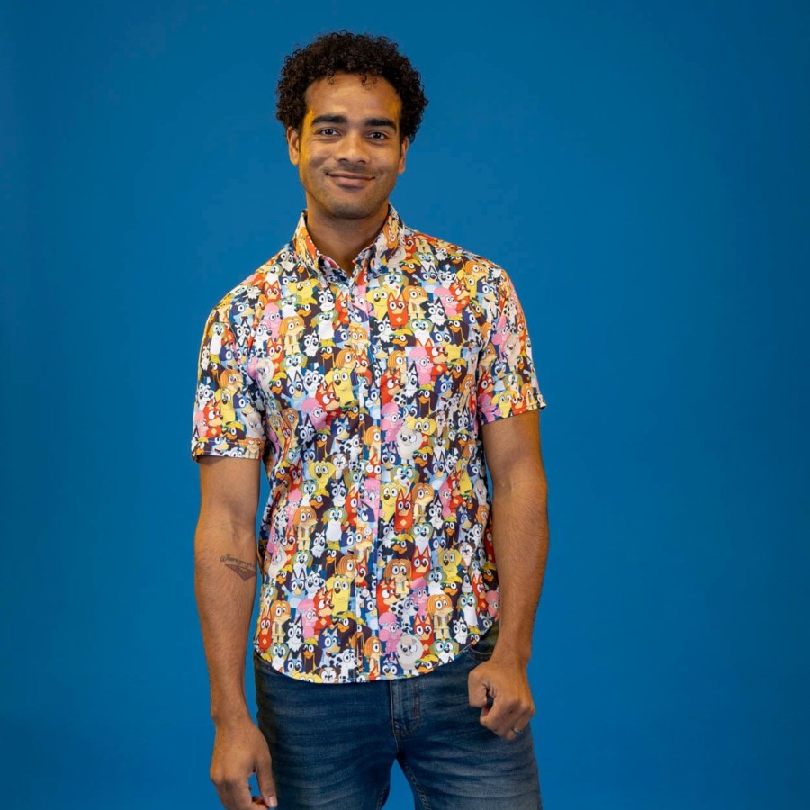 Bluey Bluey "Primary Pals" Kunuflex Short Sleeve Shirt Online