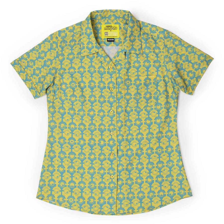 Minions Minions "For Your Eye Only" Women'S Kunuflex Short Sleeve Shirt Online