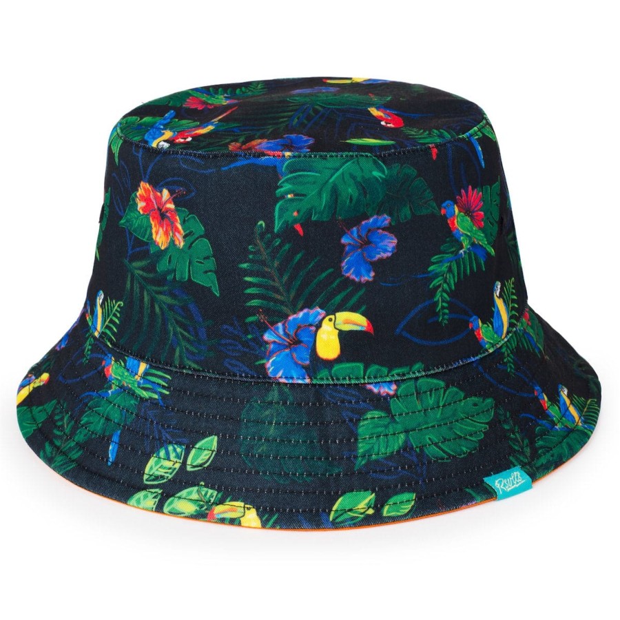 RSVLTS Two Tickets To Parrotise Reversible Bucket Hat Hot