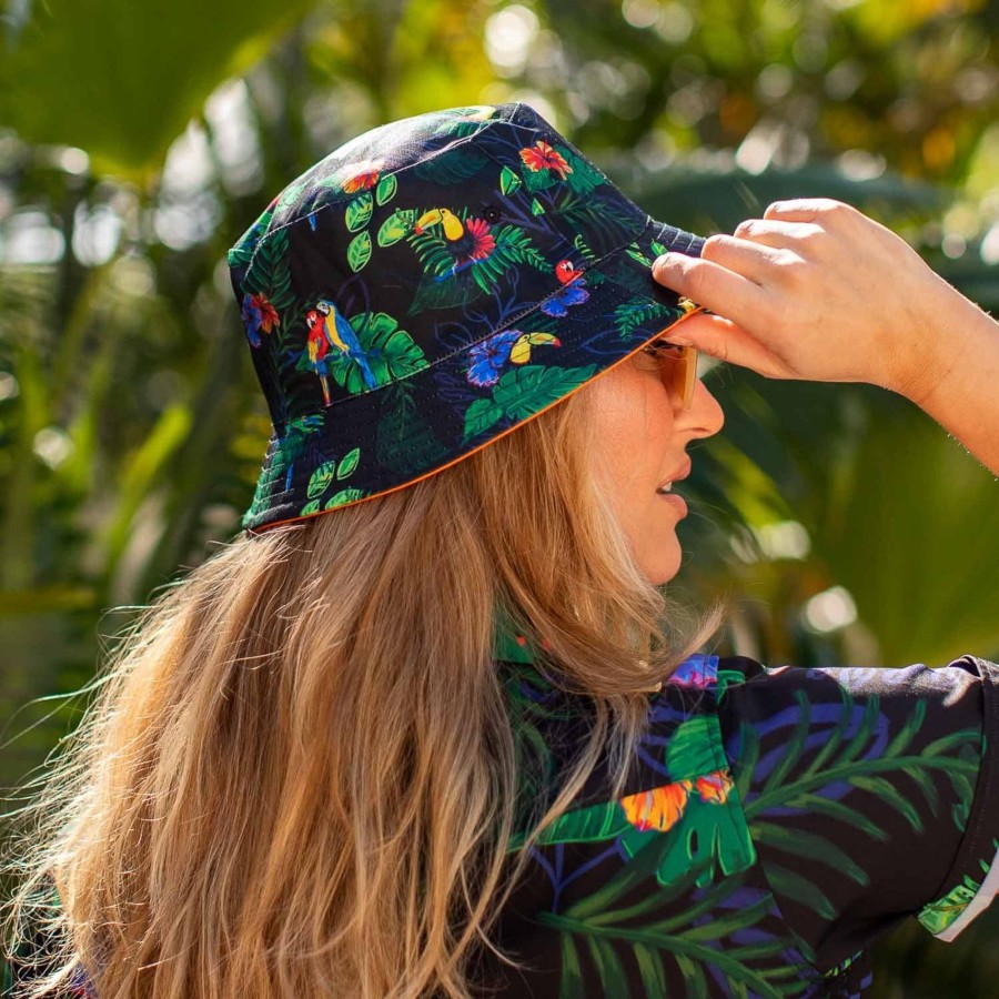 RSVLTS Two Tickets To Parrotise Reversible Bucket Hat Hot