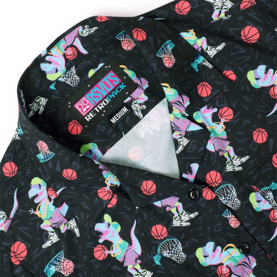 RSVLTS 90S Retro Pack "Dino Dunks" Women'S Kunuflex Short Sleeve Shirt Wholesale